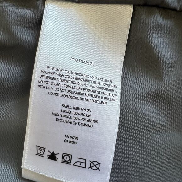 Columbia Full Zip Windbreaker Rain Jacket Men's Medium Black Gray Lined Outdoor - Picture 11 of 11